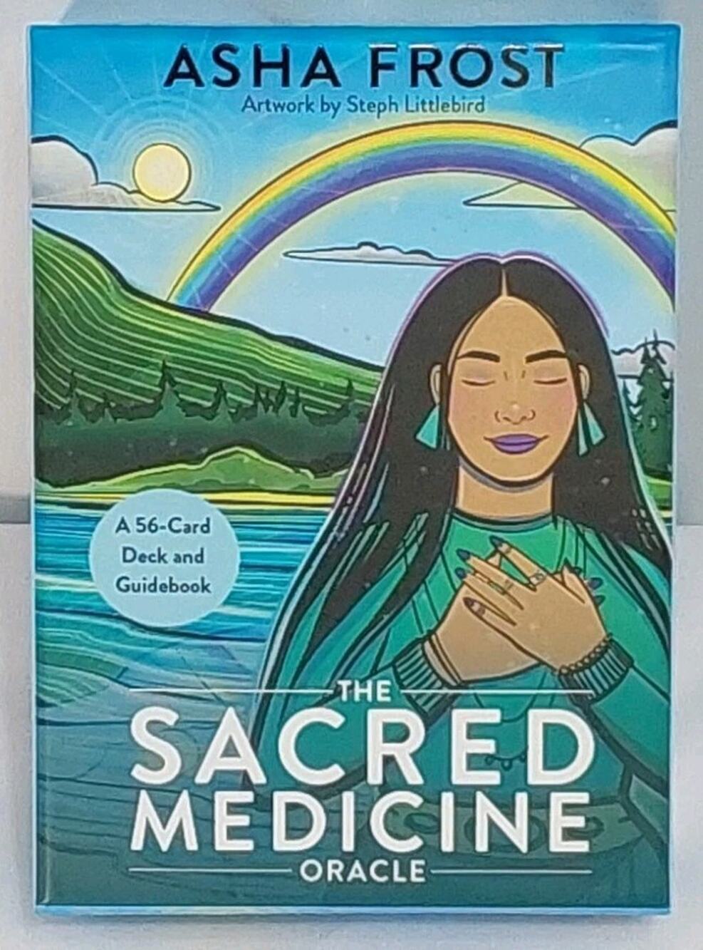 The Sacred Medicine Oracle : A 56-Card Deck and Guidebook by Asha Frost 2023